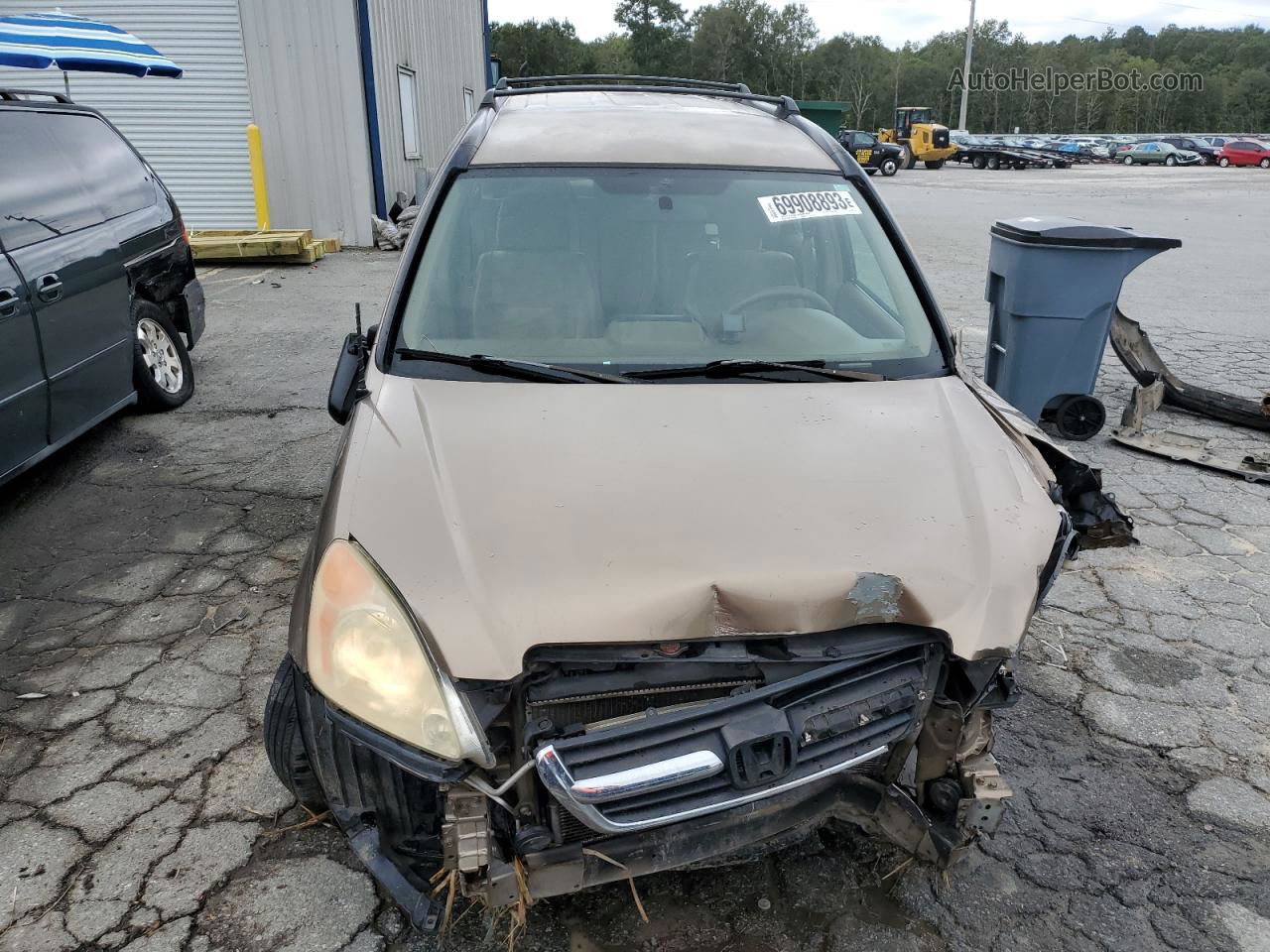 2004 Honda Cr-v Lx Tan vin: SHSRD78534U232550