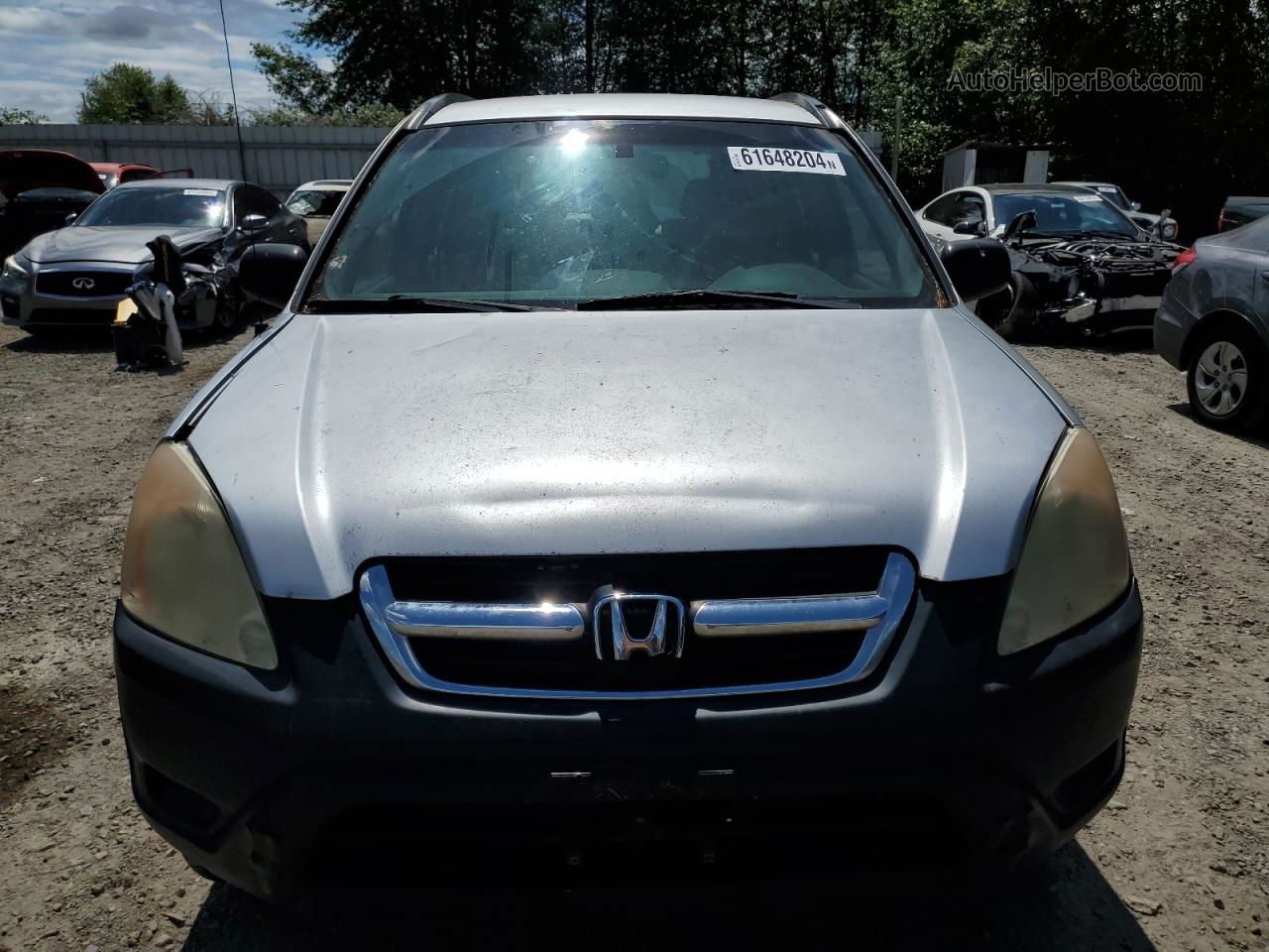 2004 Honda Cr-v Lx Серебряный vin: SHSRD78584U252034