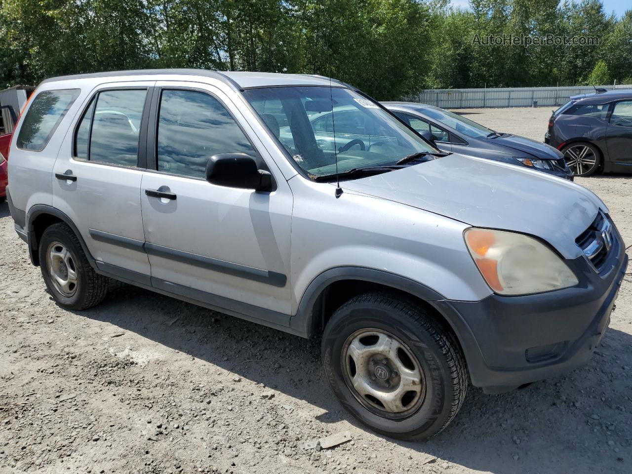 2004 Honda Cr-v Lx Серебряный vin: SHSRD78584U252034