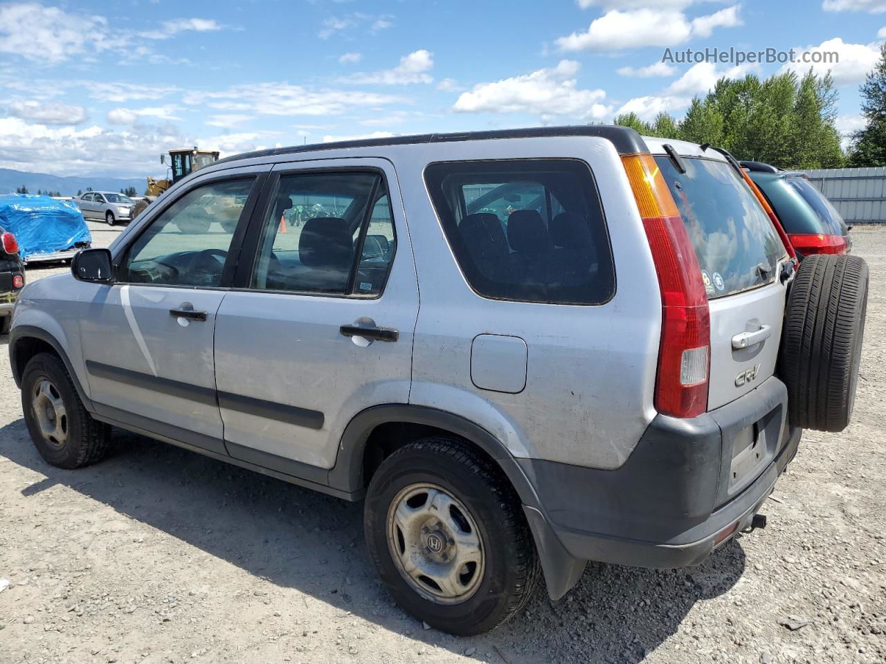 2004 Honda Cr-v Lx Silver vin: SHSRD78584U252034