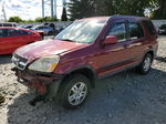 2004 Honda Cr-v Ex Red vin: SHSRD78804U245492