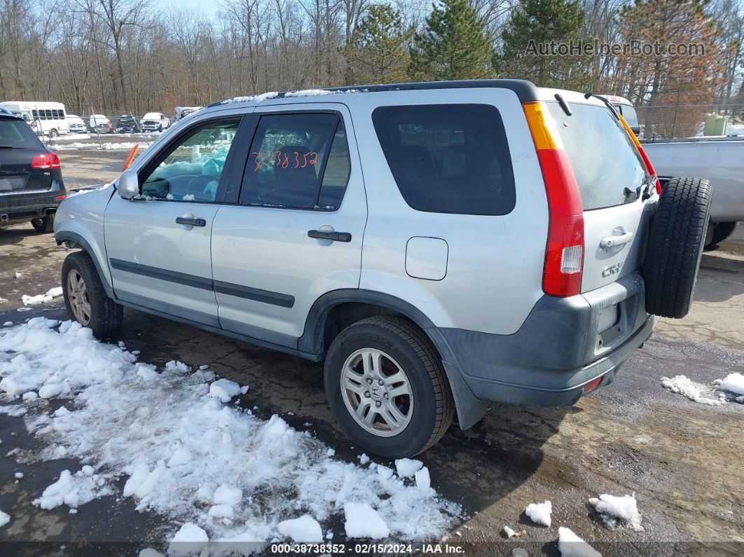 2004 Honda Cr-v Ex Silver vin: SHSRD78814U212775