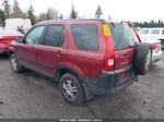 2004 Honda Cr-v Ex Red vin: SHSRD78814U237806