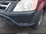 2004 Honda Cr-v Ex Red vin: SHSRD78814U237806