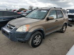 2004 Honda Cr-v Ex Tan vin: SHSRD78814U251981