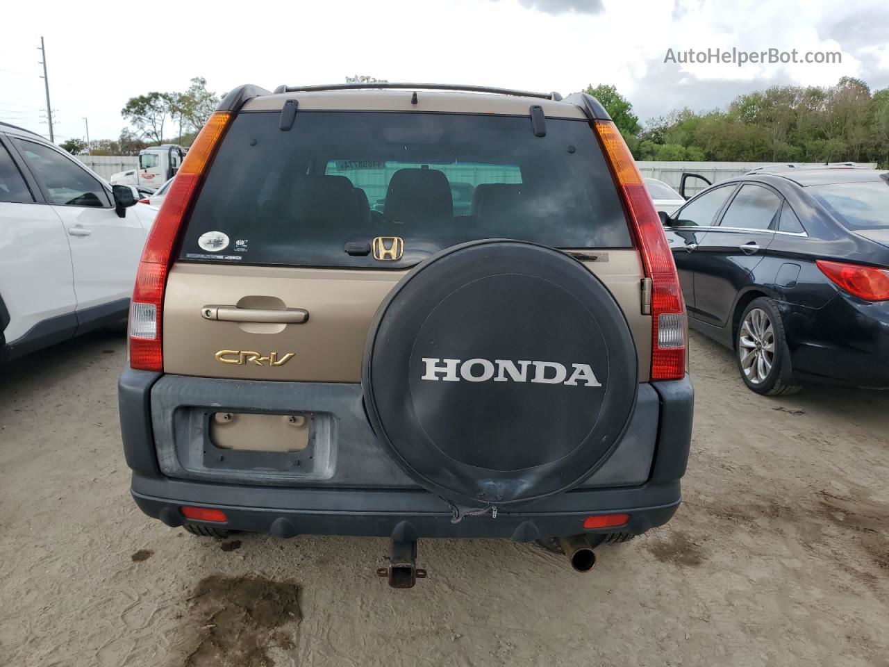 2004 Honda Cr-v Ex Tan vin: SHSRD78814U251981