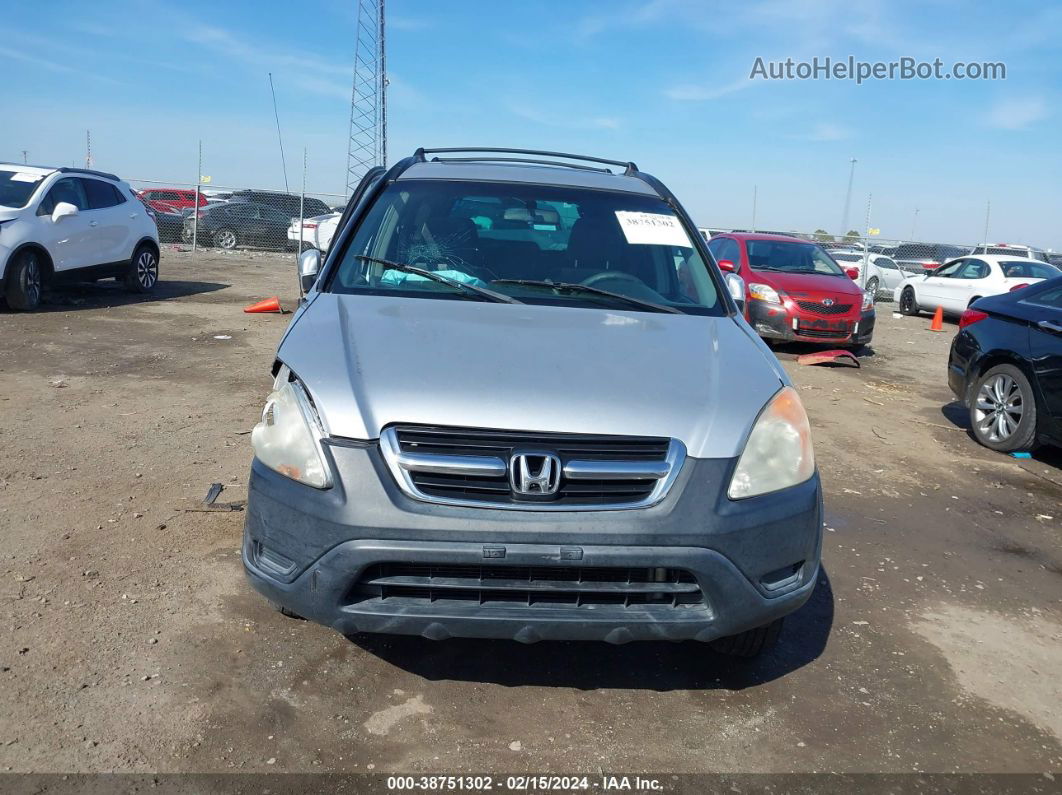 2004 Honda Cr-v Ex Silver vin: SHSRD78824U213031