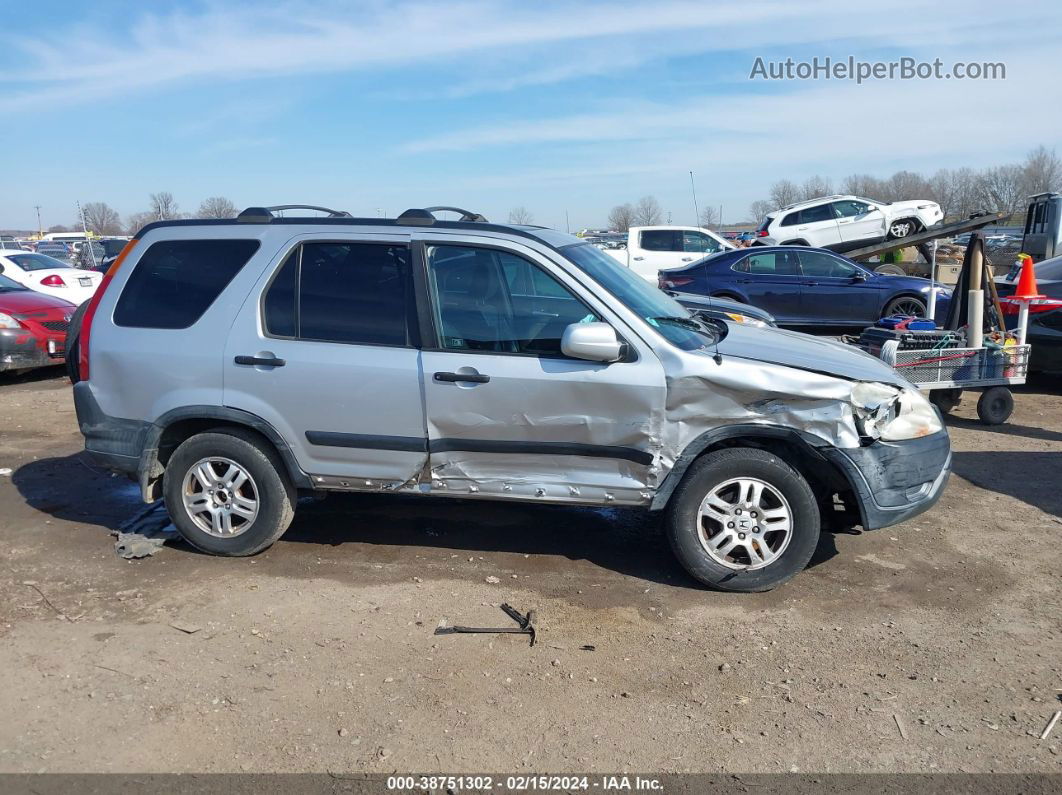 2004 Honda Cr-v Ex Silver vin: SHSRD78824U213031