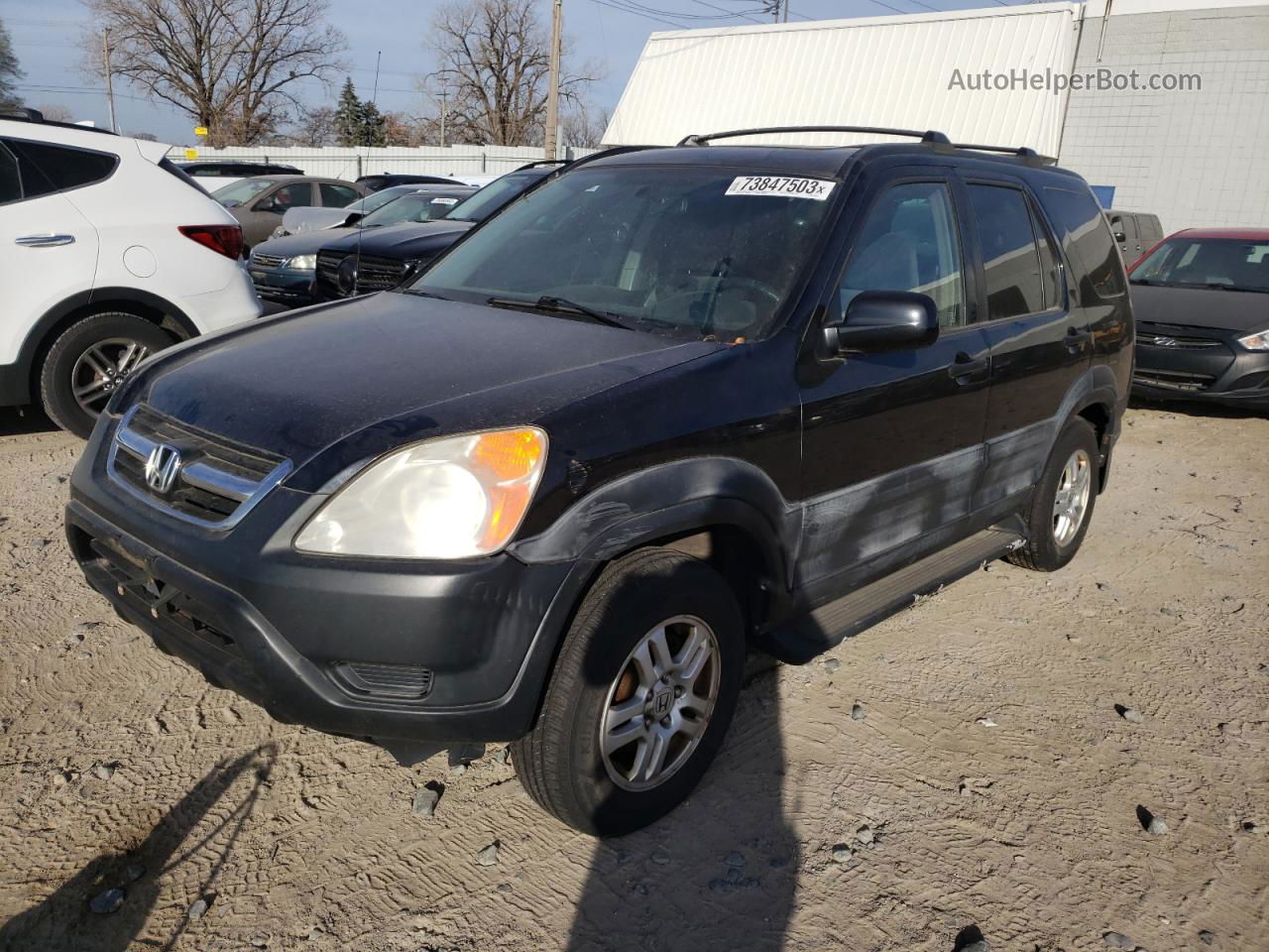 2004 Honda Cr-v Ex Black vin: SHSRD78824U215099