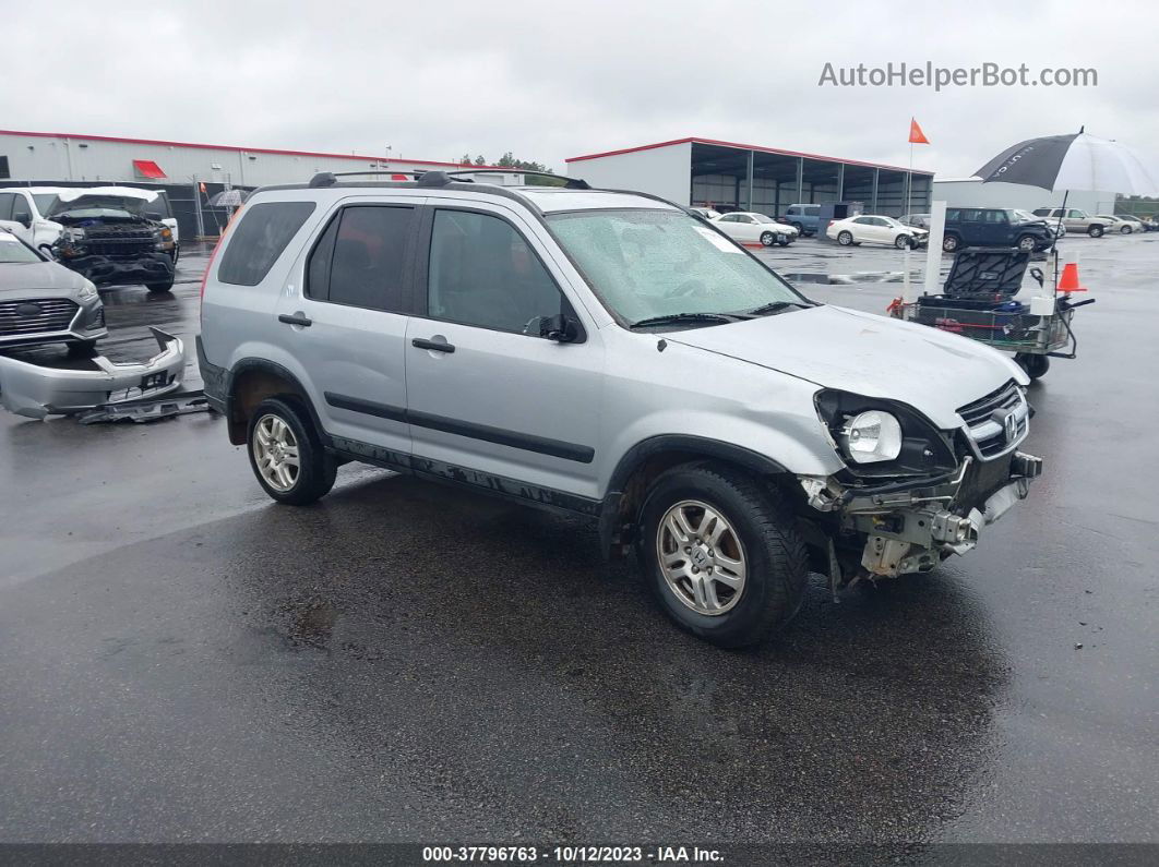 2004 Honda Cr-v Ex Silver vin: SHSRD78824U228368