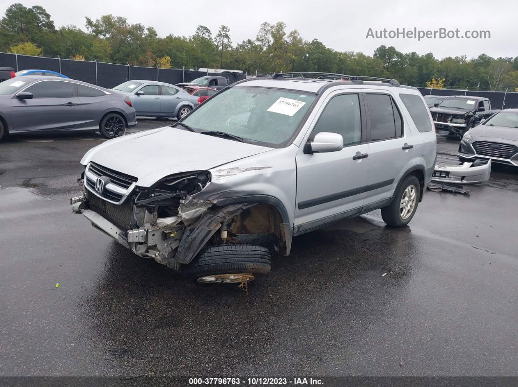 2004 Honda Cr-v Ex Silver vin: SHSRD78824U228368