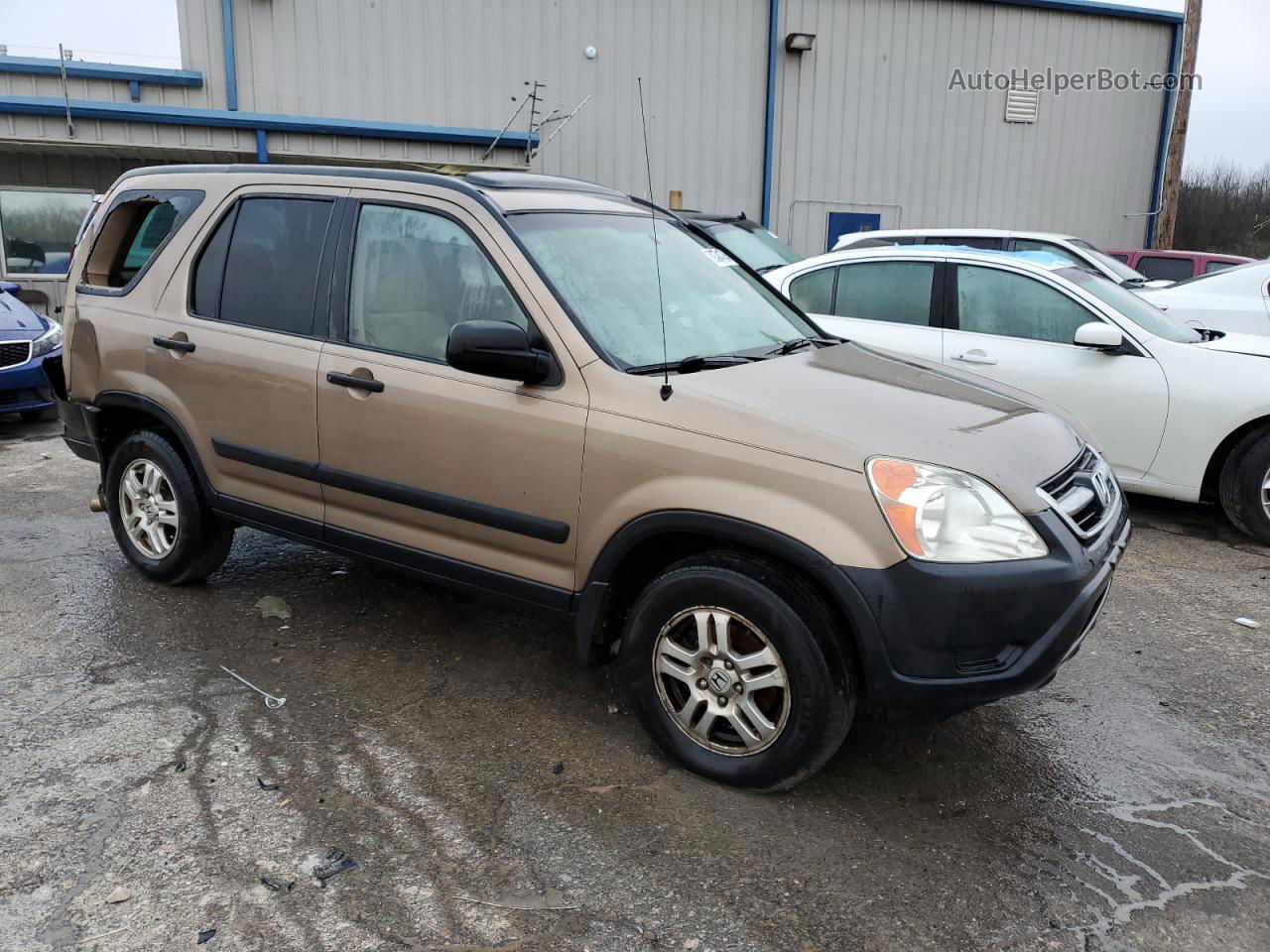 2004 Honda Cr-v Ex Brown vin: SHSRD78834U207254