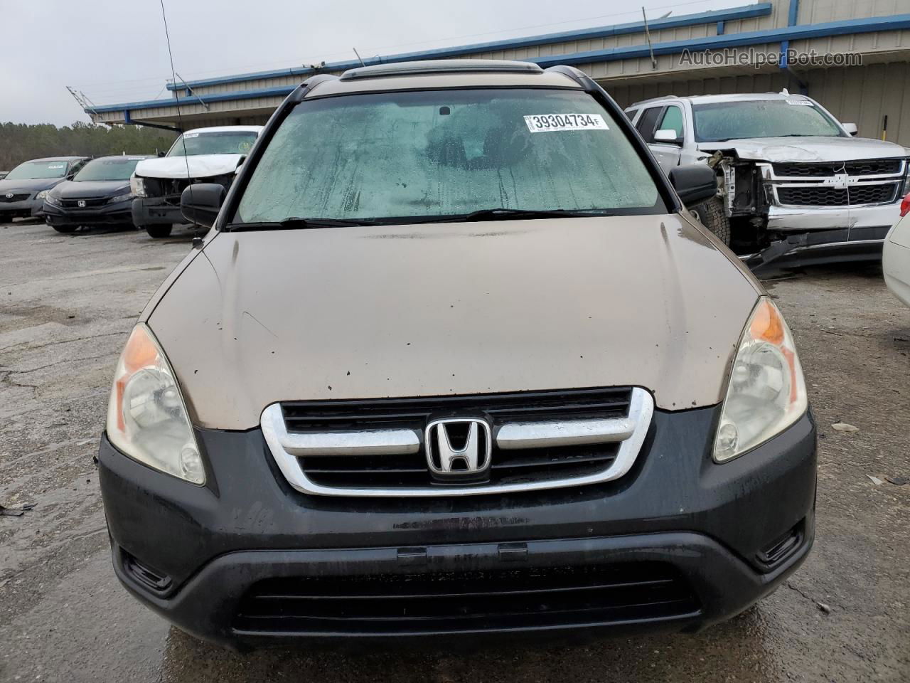 2004 Honda Cr-v Ex Коричневый vin: SHSRD78834U207254