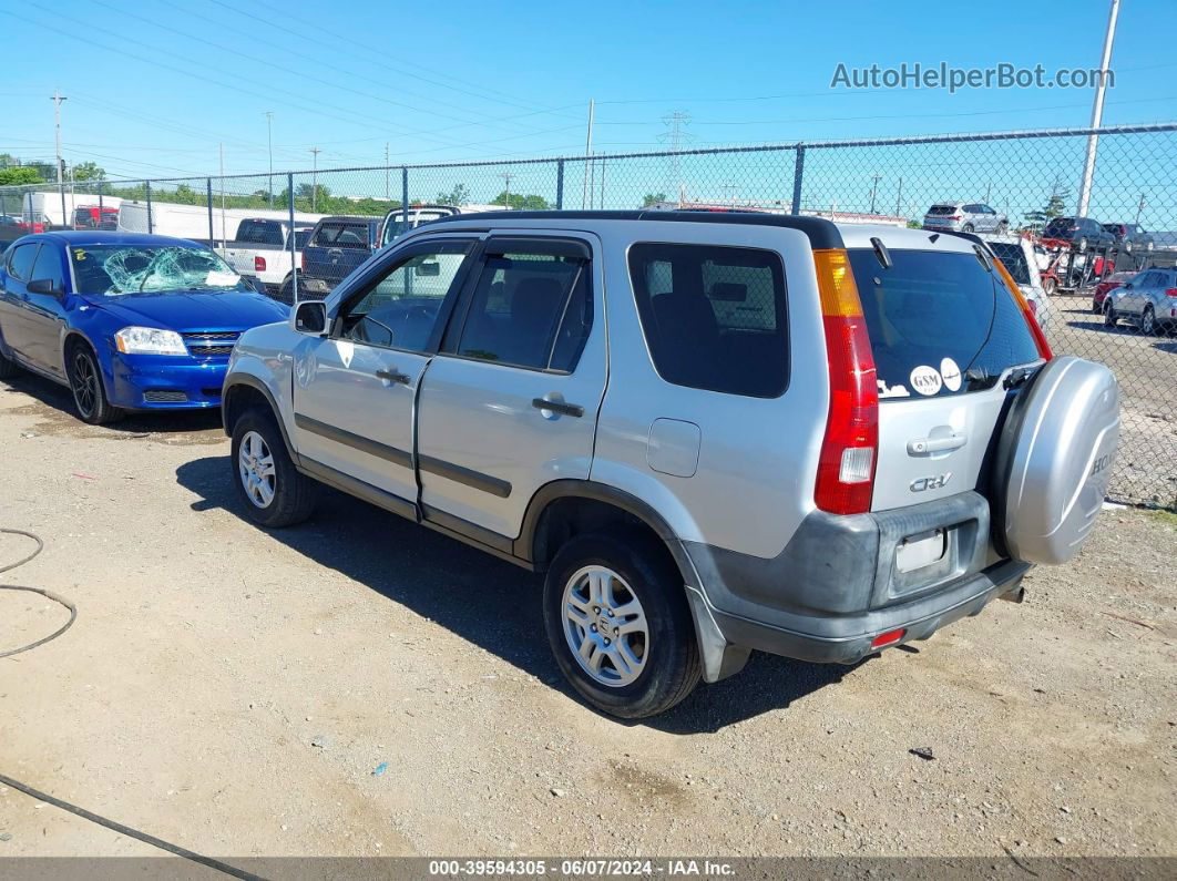 2004 Honda Cr-v Ex Silver vin: SHSRD78834U258799