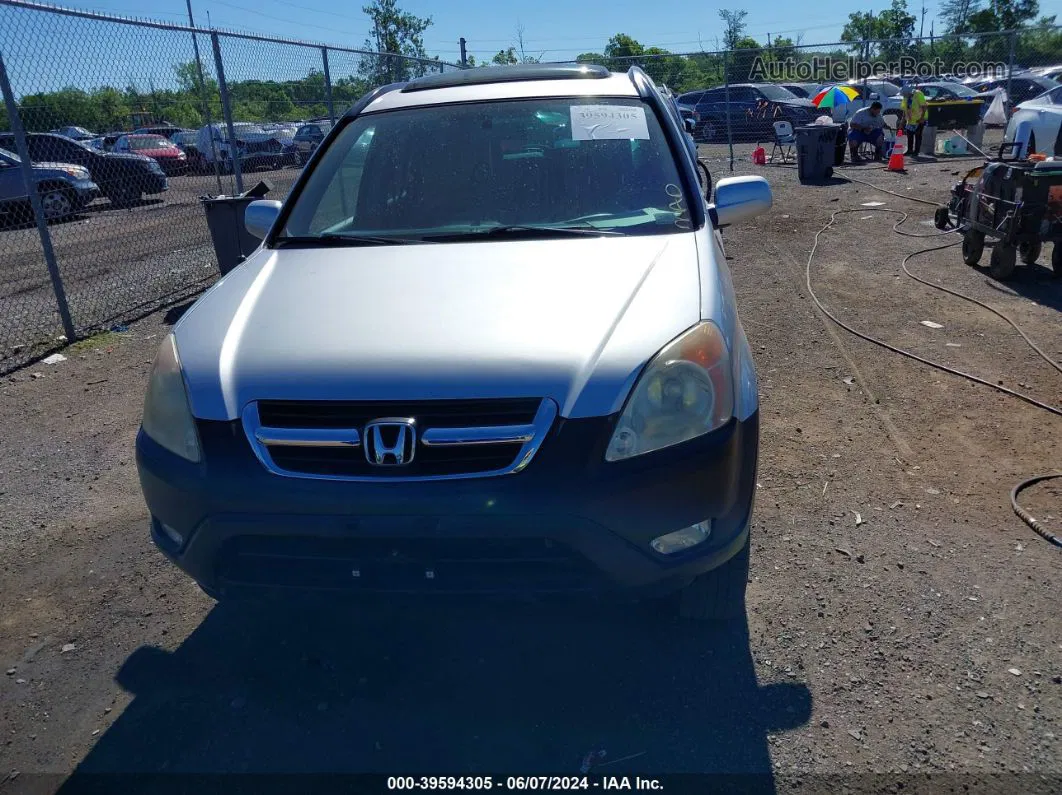 2004 Honda Cr-v Ex Silver vin: SHSRD78834U258799