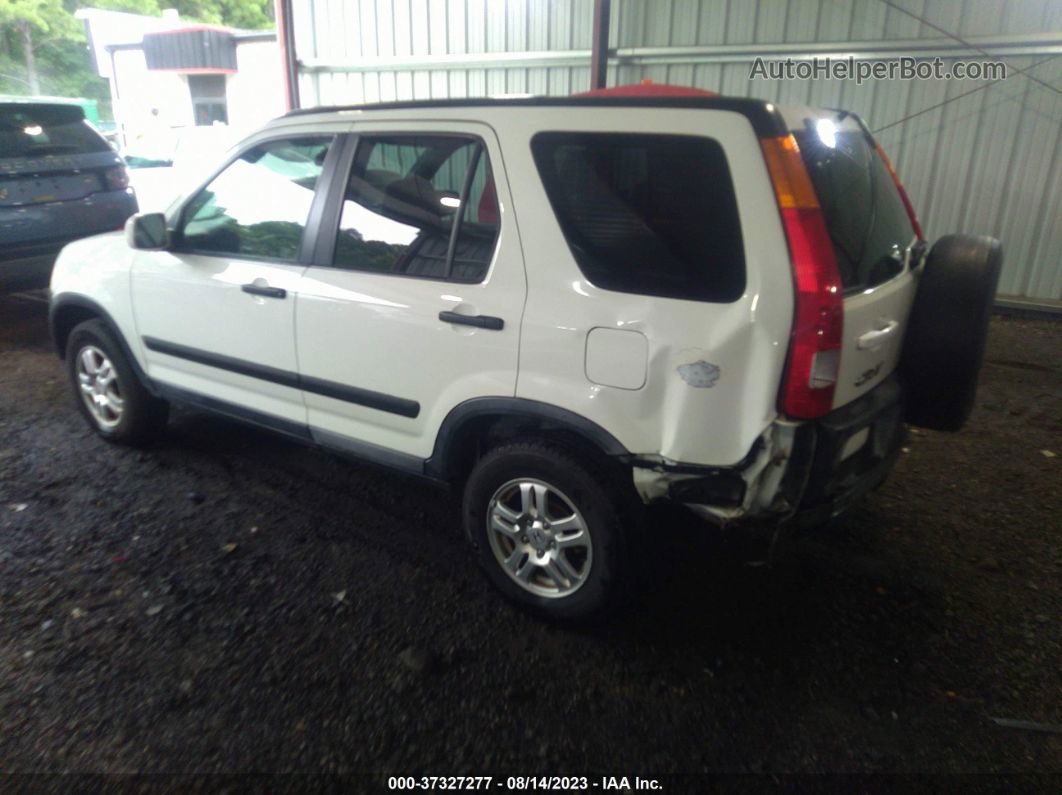 2004 Honda Cr-v Ex White vin: SHSRD78844U204816