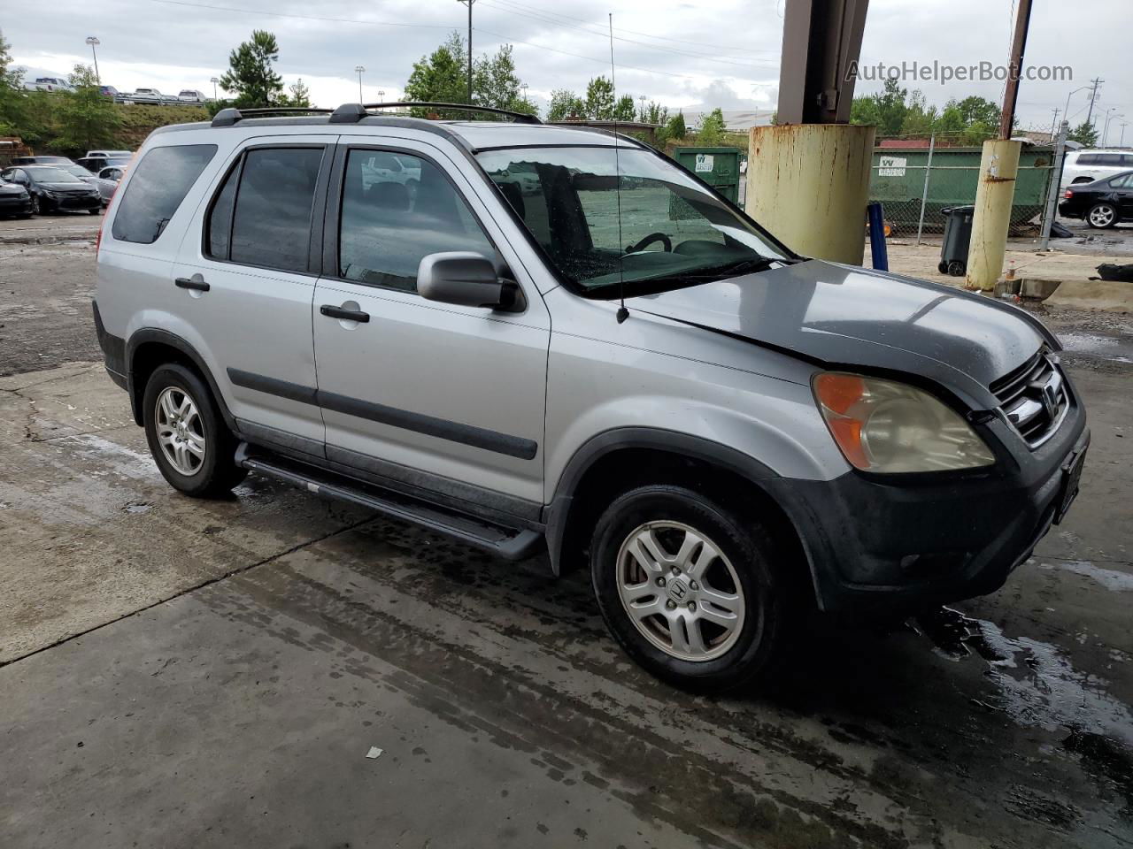 2004 Honda Cr-v Ex Silver vin: SHSRD78844U222474