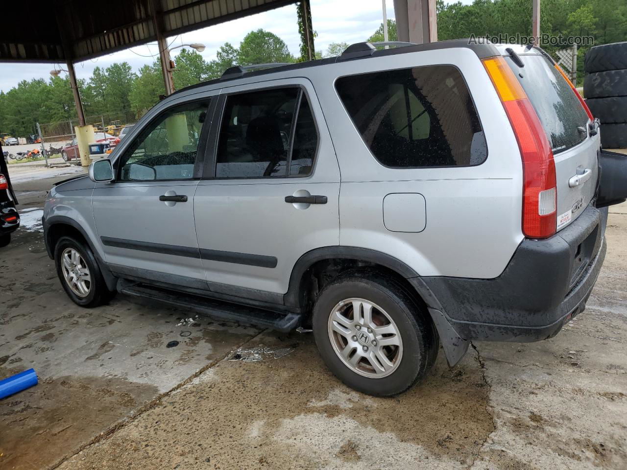 2004 Honda Cr-v Ex Silver vin: SHSRD78844U222474