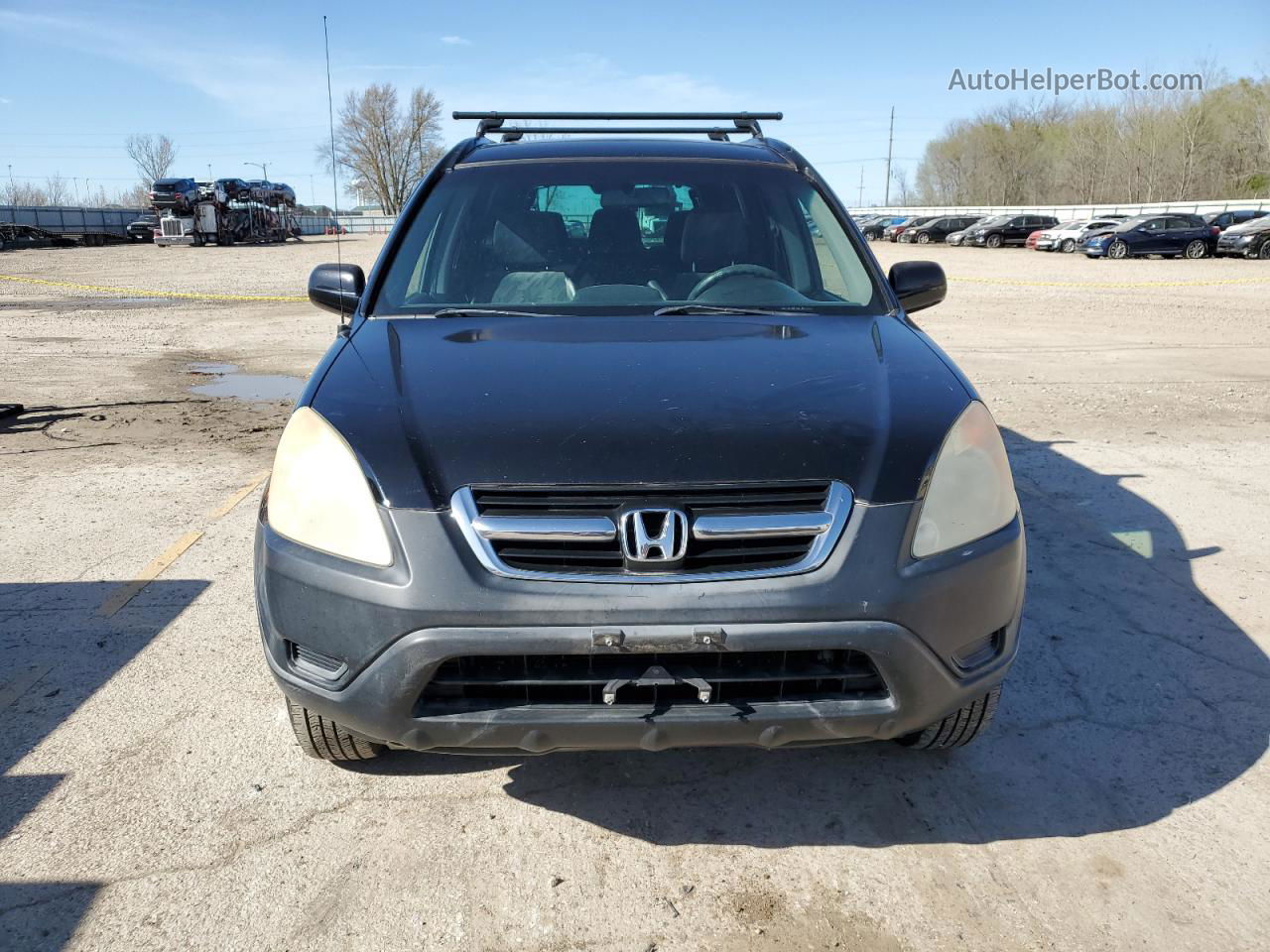 2004 Honda Cr-v Ex Black vin: SHSRD78844U231319