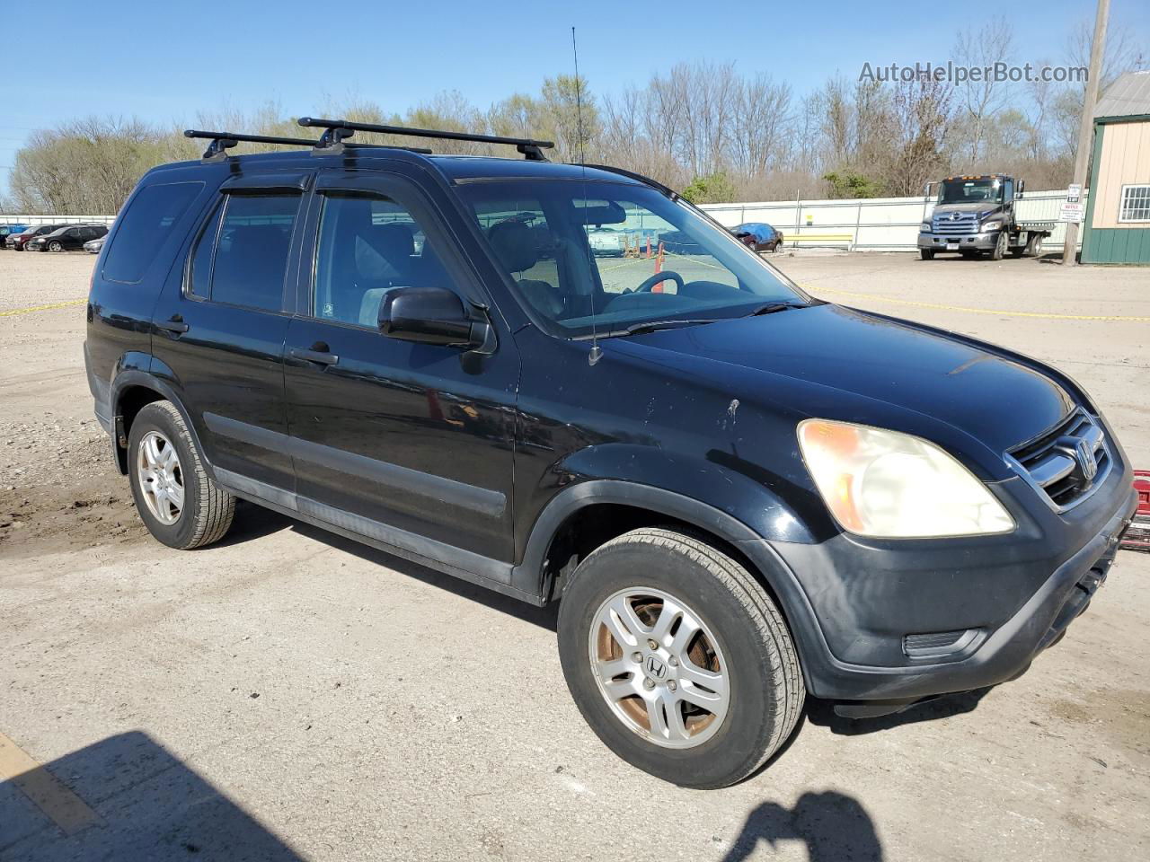 2004 Honda Cr-v Ex Black vin: SHSRD78844U231319