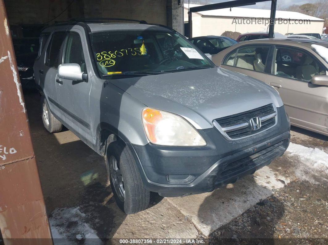 2004 Honda Cr-v Ex Silver vin: SHSRD78854U222497