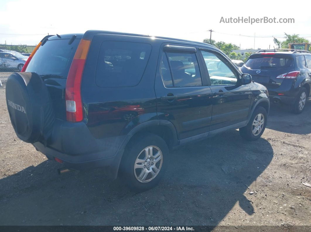 2004 Honda Cr-v Ex Black vin: SHSRD78854U238022