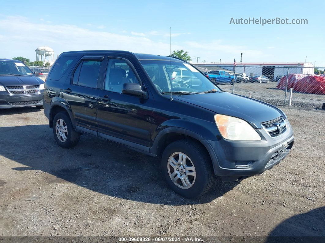 2004 Honda Cr-v Ex Black vin: SHSRD78854U238022