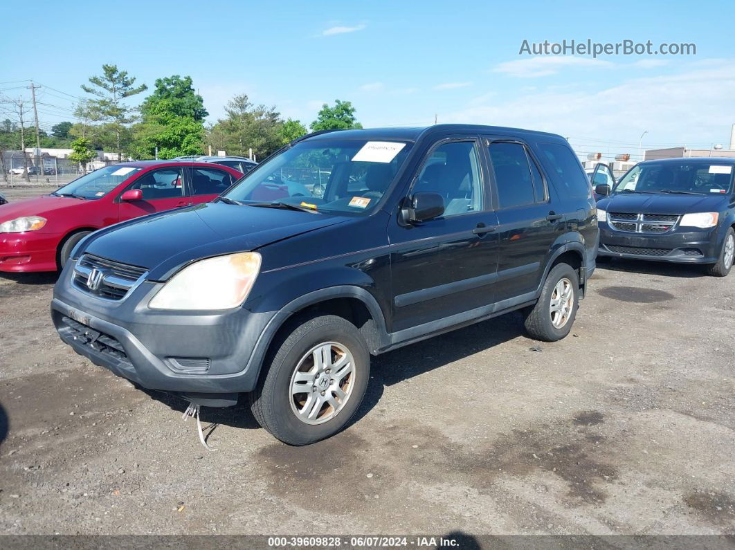 2004 Honda Cr-v Ex Black vin: SHSRD78854U238022