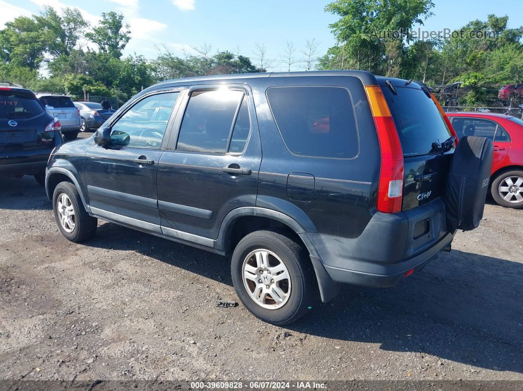 2004 Honda Cr-v Ex Black vin: SHSRD78854U238022