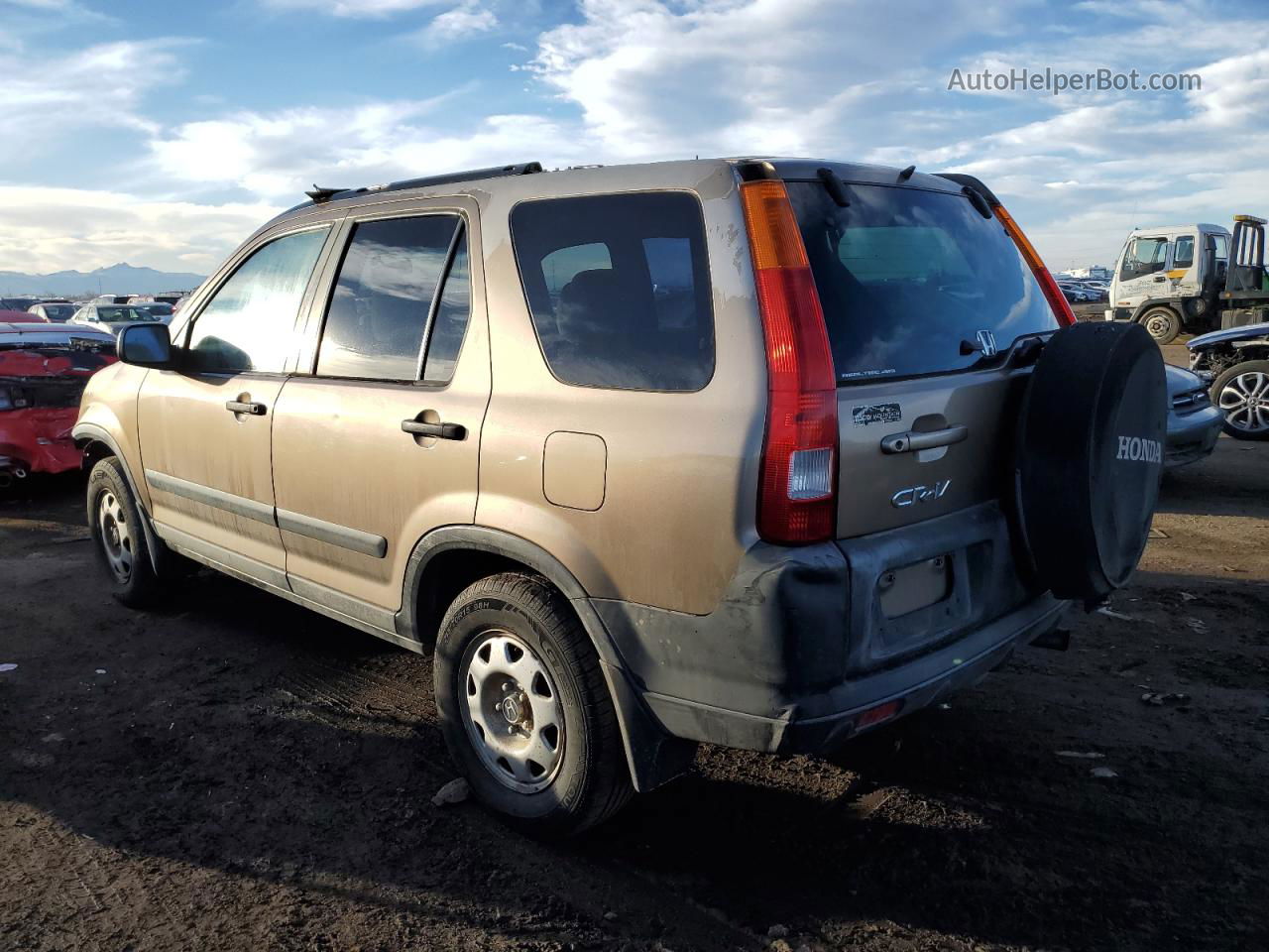 2004 Honda Cr-v Ex Gold vin: SHSRD78854U241647