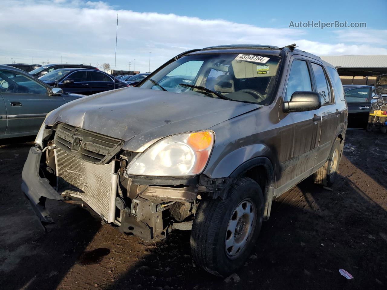 2004 Honda Cr-v Ex Gold vin: SHSRD78854U241647