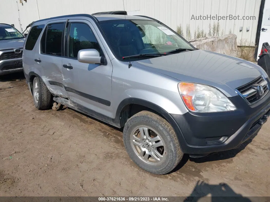 2004 Honda Cr-v Ex Silver vin: SHSRD78864U202565