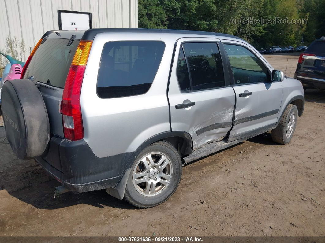 2004 Honda Cr-v Ex Silver vin: SHSRD78864U202565