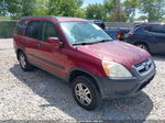 2004 Honda Cr-v Ex Red vin: SHSRD78864U210584