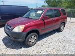 2004 Honda Cr-v Ex Red vin: SHSRD78864U210584