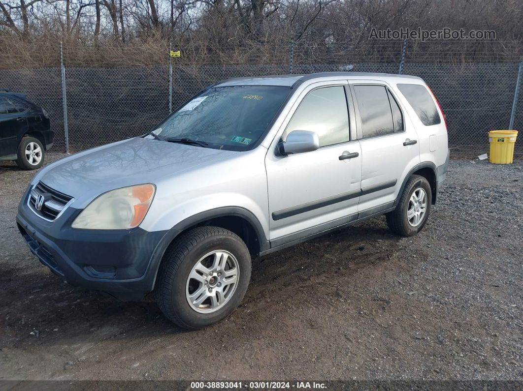 2004 Honda Cr-v Ex Silver vin: SHSRD78864U228910