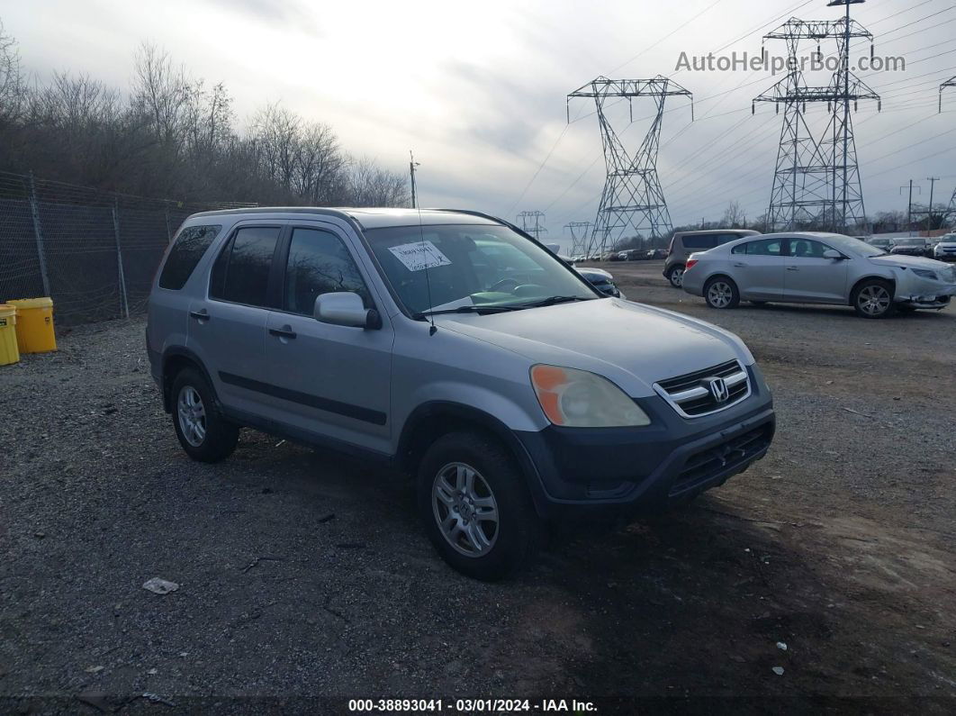 2004 Honda Cr-v Ex Silver vin: SHSRD78864U228910