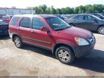 2004 Honda Cr-v Ex Red vin: SHSRD78864U237820