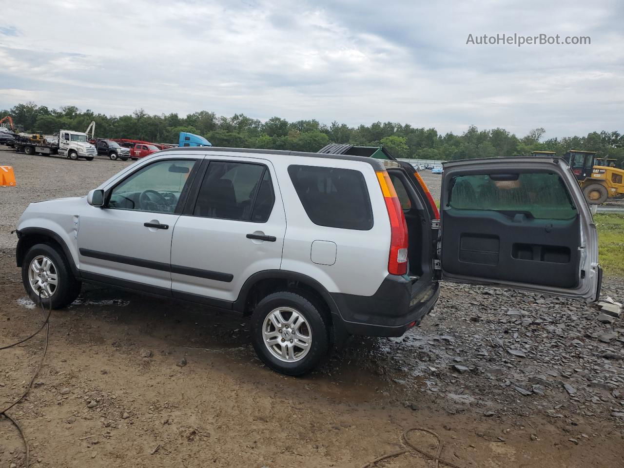 2004 Honda Cr-v Ex Silver vin: SHSRD78864U242709