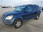 2004 Honda Cr-v Ex Blue vin: SHSRD78864U258733