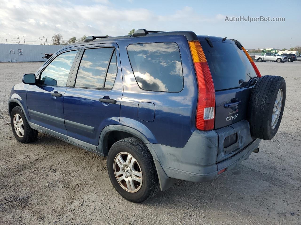 2004 Honda Cr-v Ex Blue vin: SHSRD78864U258733