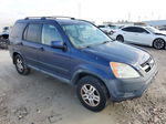 2004 Honda Cr-v Ex Blue vin: SHSRD78864U258733