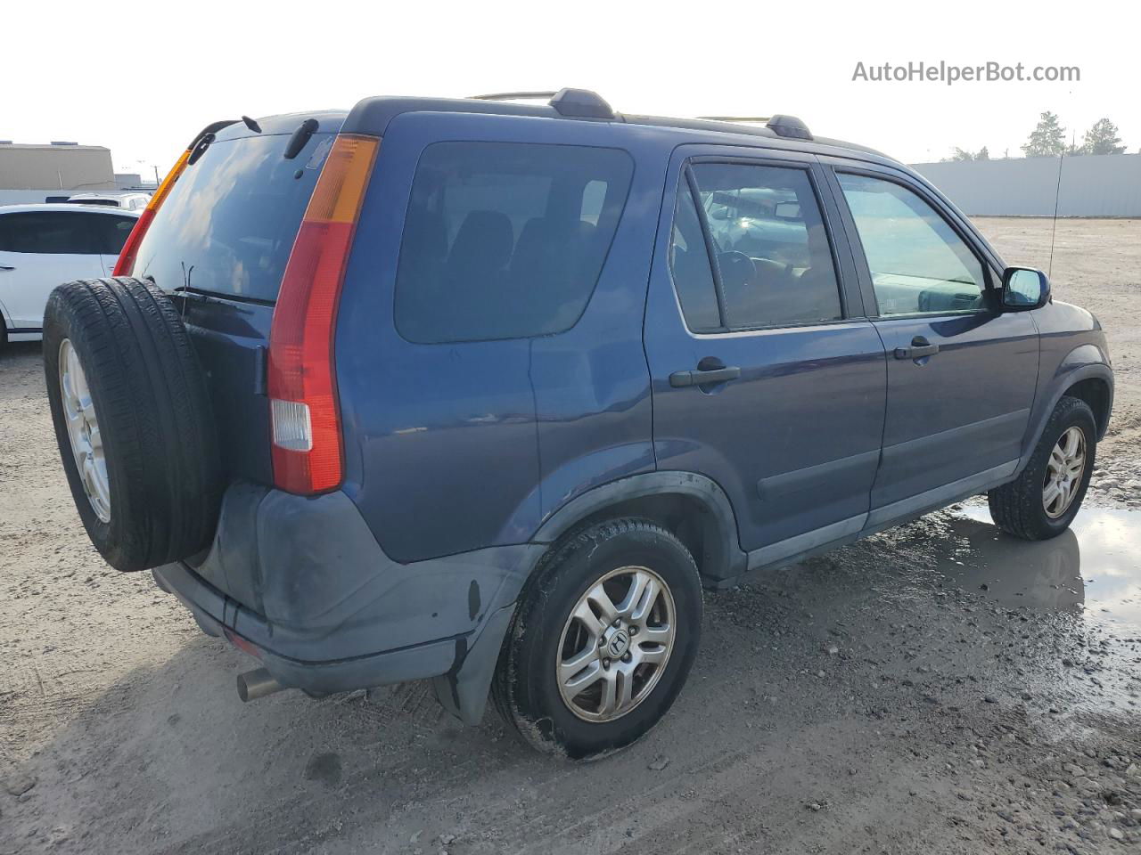 2004 Honda Cr-v Ex Blue vin: SHSRD78864U258733