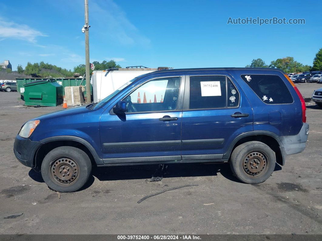 2004 Honda Cr-v Ex Синий vin: SHSRD78874U256523