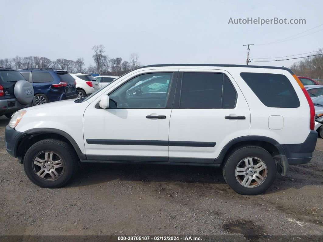 2004 Honda Cr-v Ex White vin: SHSRD78884U219383