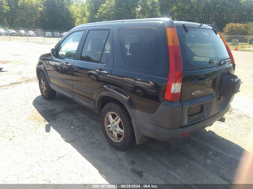 2004 Honda Cr-v Ex Black vin: SHSRD78884U231582