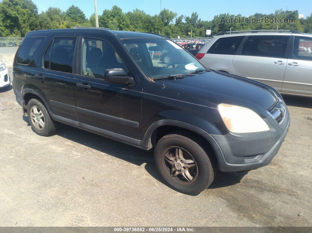 2004 Honda Cr-v Ex Black vin: SHSRD78884U231582