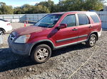 2004 Honda Cr-v Ex Burgundy vin: SHSRD78884U245983