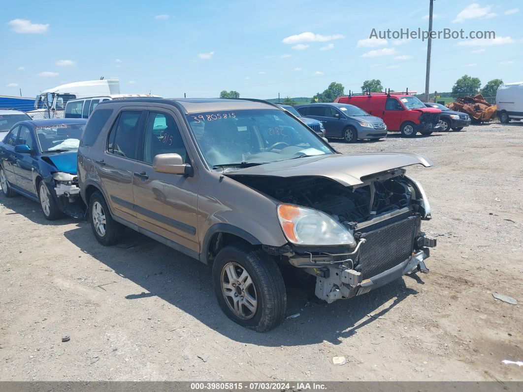 2004 Honda Cr-v Ex Gold vin: SHSRD788X4U215447