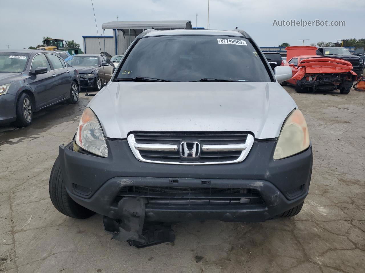 2004 Honda Cr-v Ex Silver vin: SHSRD788X4U231521